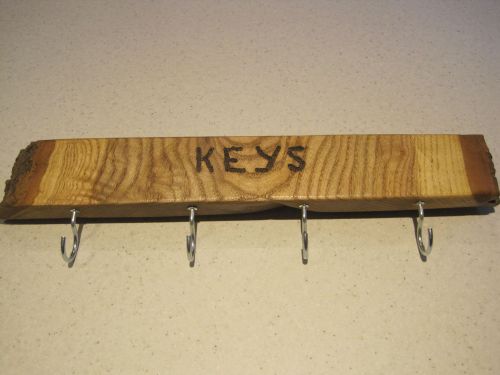 Wooden wall mount key store