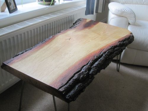 Hand made/Live edge/solid oak/responsibly sourced/coffee table/occasional table/british oak/ash/olive//hairpin leg table