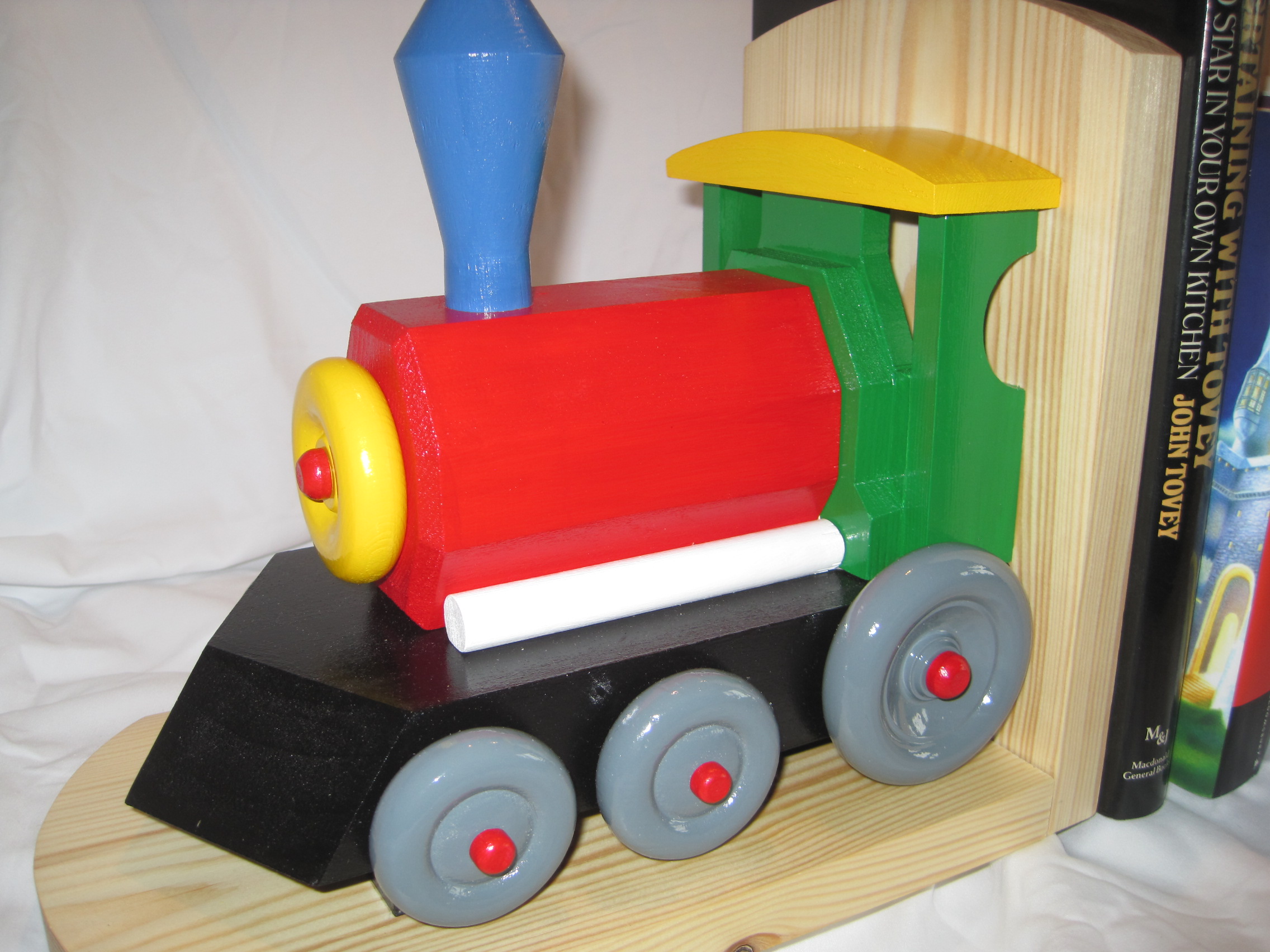Childs wooden book stand
