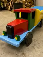 Large Wooden Truck Planter